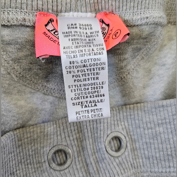 Juicy Couture Vintage Velour Hooded Set | Gray | XS Pants - Small Top | EUC - Picture 9 of 11